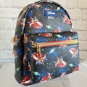 Loungefly Lilo and Stitch Space Car Constellations Disney Mini Backpack Bag New